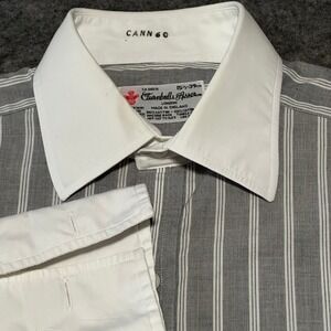 Turnbull Asser Winchester Shirt Mens 15.5 39cm French Cuffs Formal Career